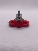 77025N02 (1/4" Post) Single Point Power Distribution Post Red