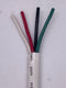 BC14/4 AWG Round Boat Cable White Jacket by the foot