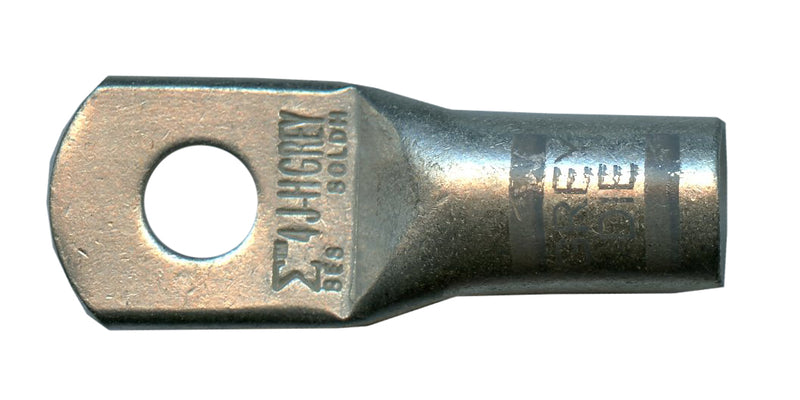 91725 Heavy Duty Cable Lug Tinned Copper 4 AWG Gauge Stud Size 1/4 Inch