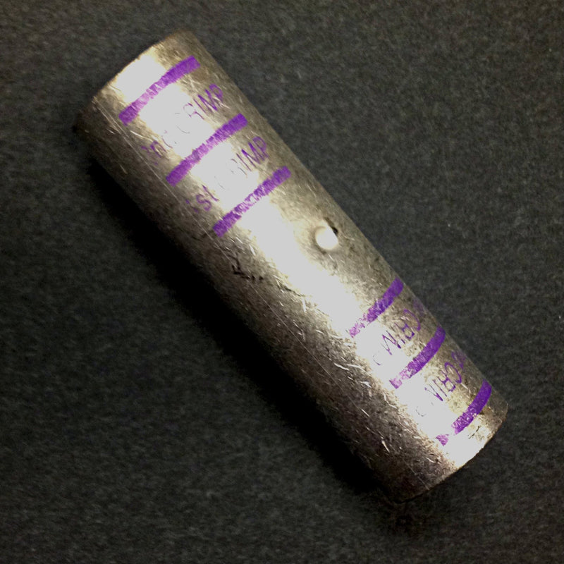 91870 3/0 AWG Butt Splice Heavy Duty Tinned Copper