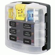 5028 Blue Sea Systems 5028 ST Blade Fuse Block With Cover - 6 Circuit
