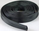 Braided Expandable Wire Sleeving 1-1/4" 10 ft Roll Black