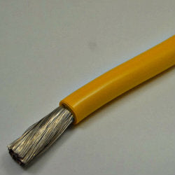 6 AWG Gauge Battery Cable Tinned Copper Marine Wire Yellow by the foot